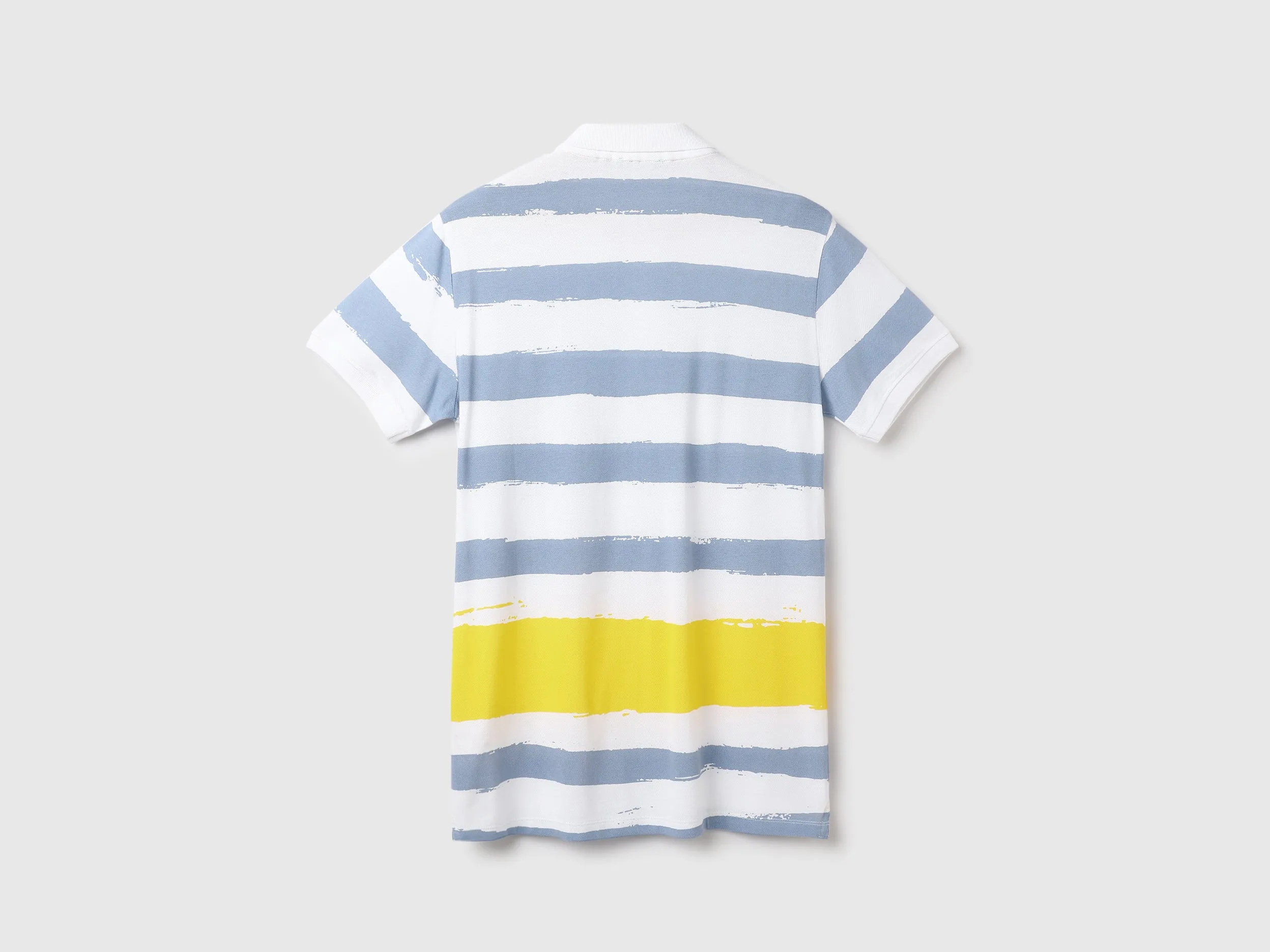 Cotton Printed Polo Collar Mens T-shirts