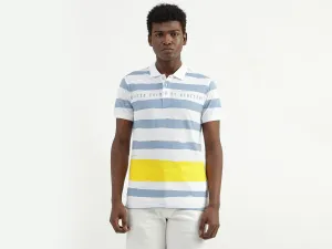 Cotton Printed Polo Collar Mens T-shirts