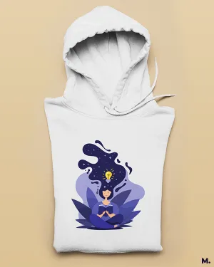Creativity unlocked printed hoodies