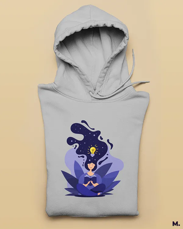Creativity unlocked printed hoodies