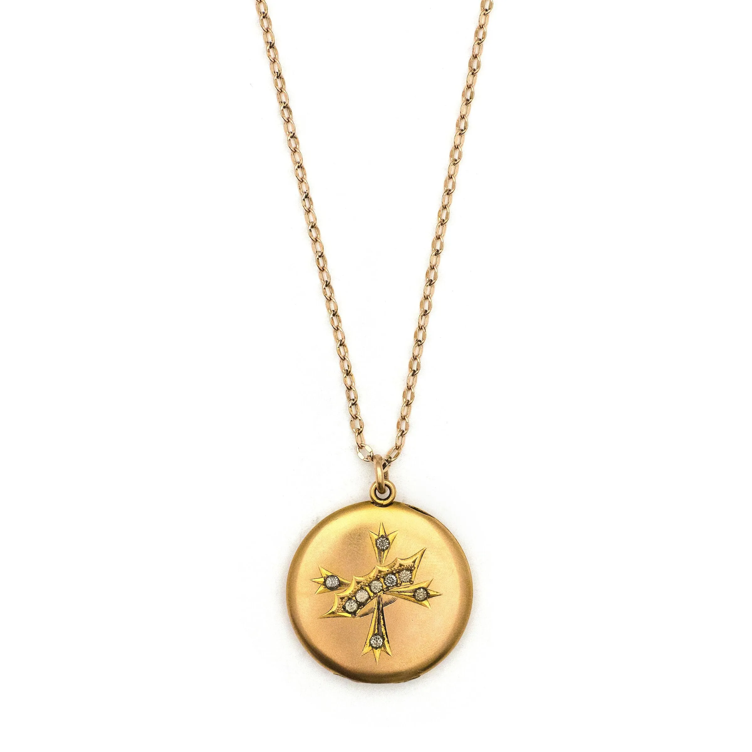 Crown & Cross Locket