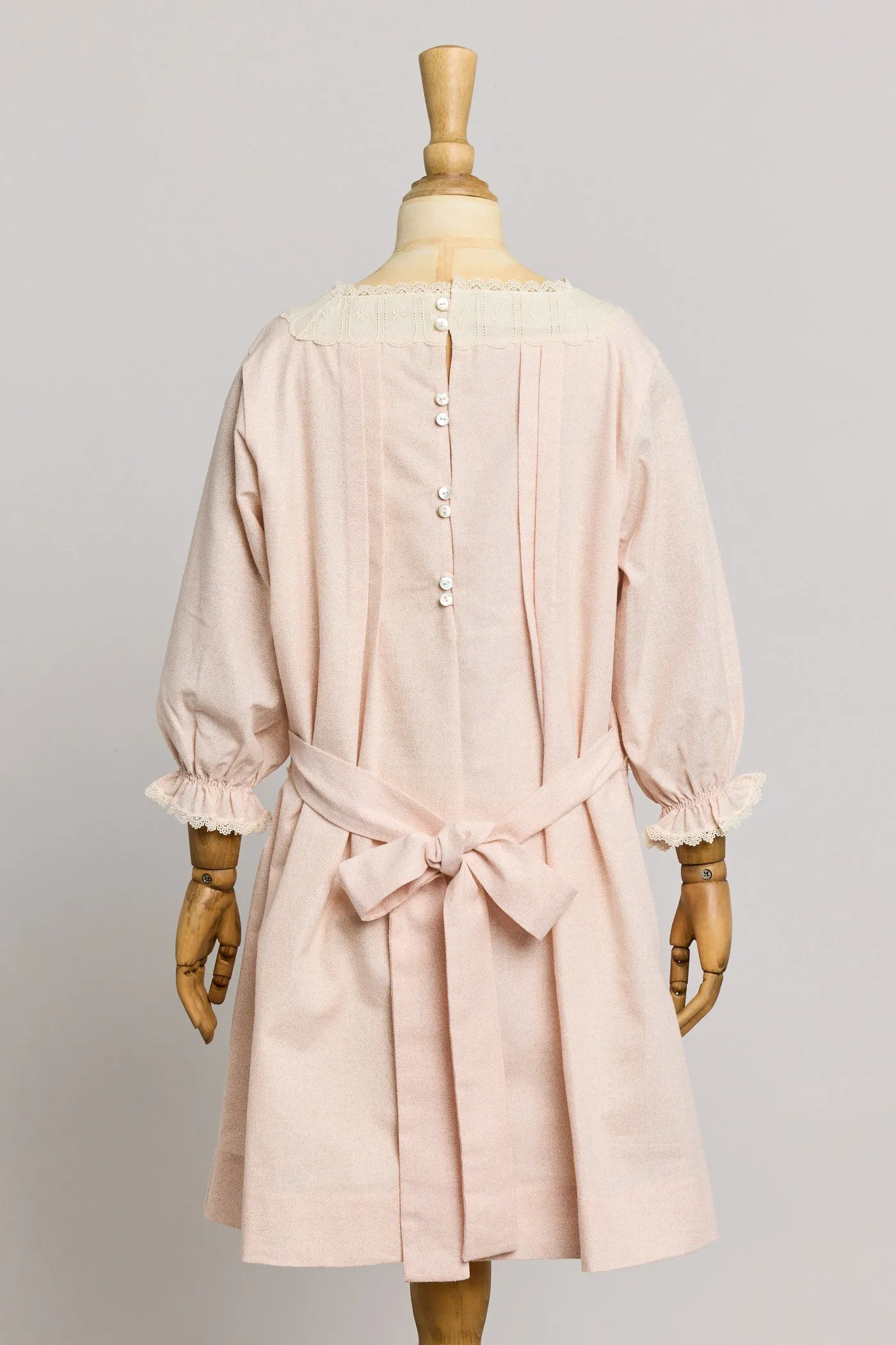 Custard Dress in Pink Glitter