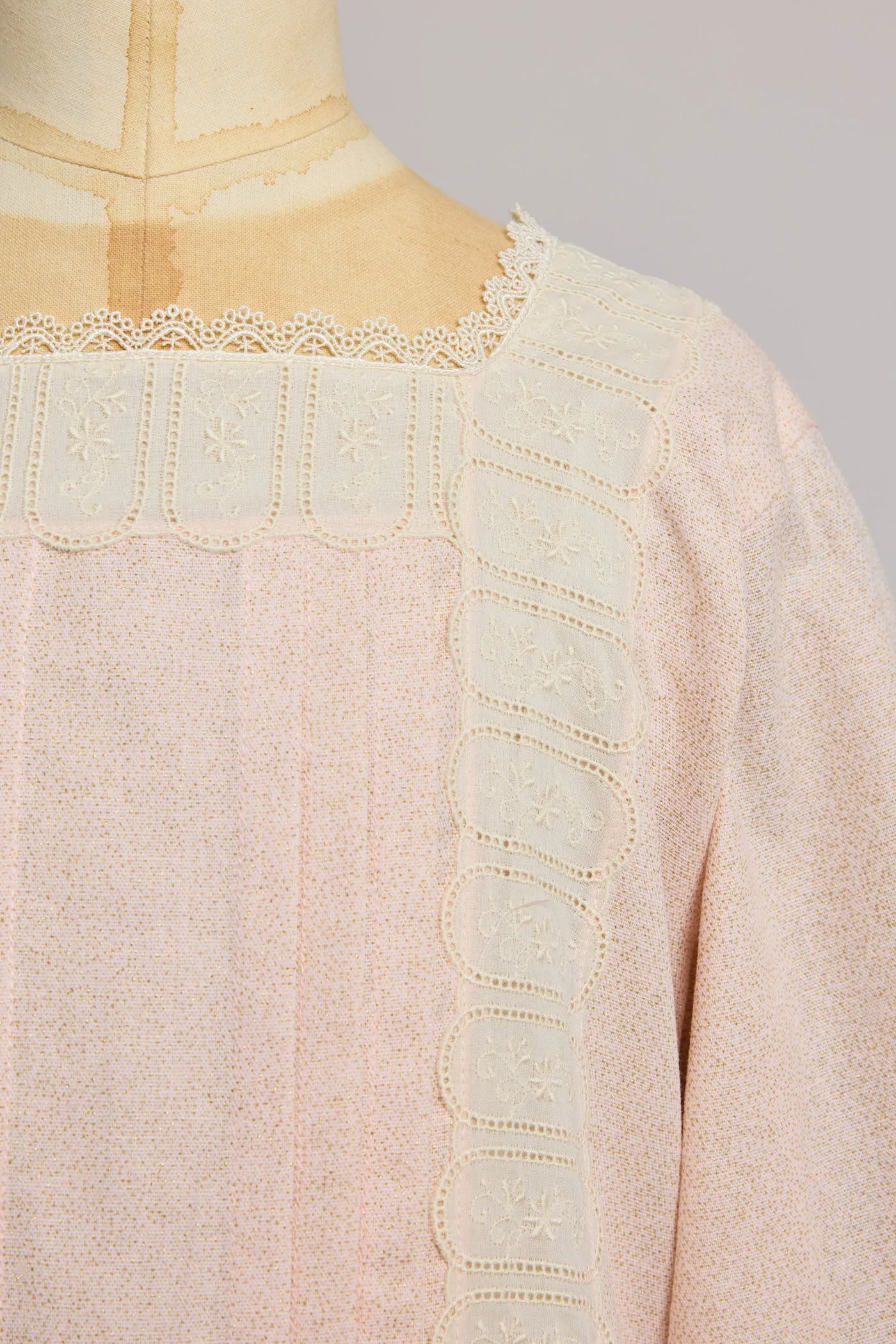 Custard Dress in Pink Glitter