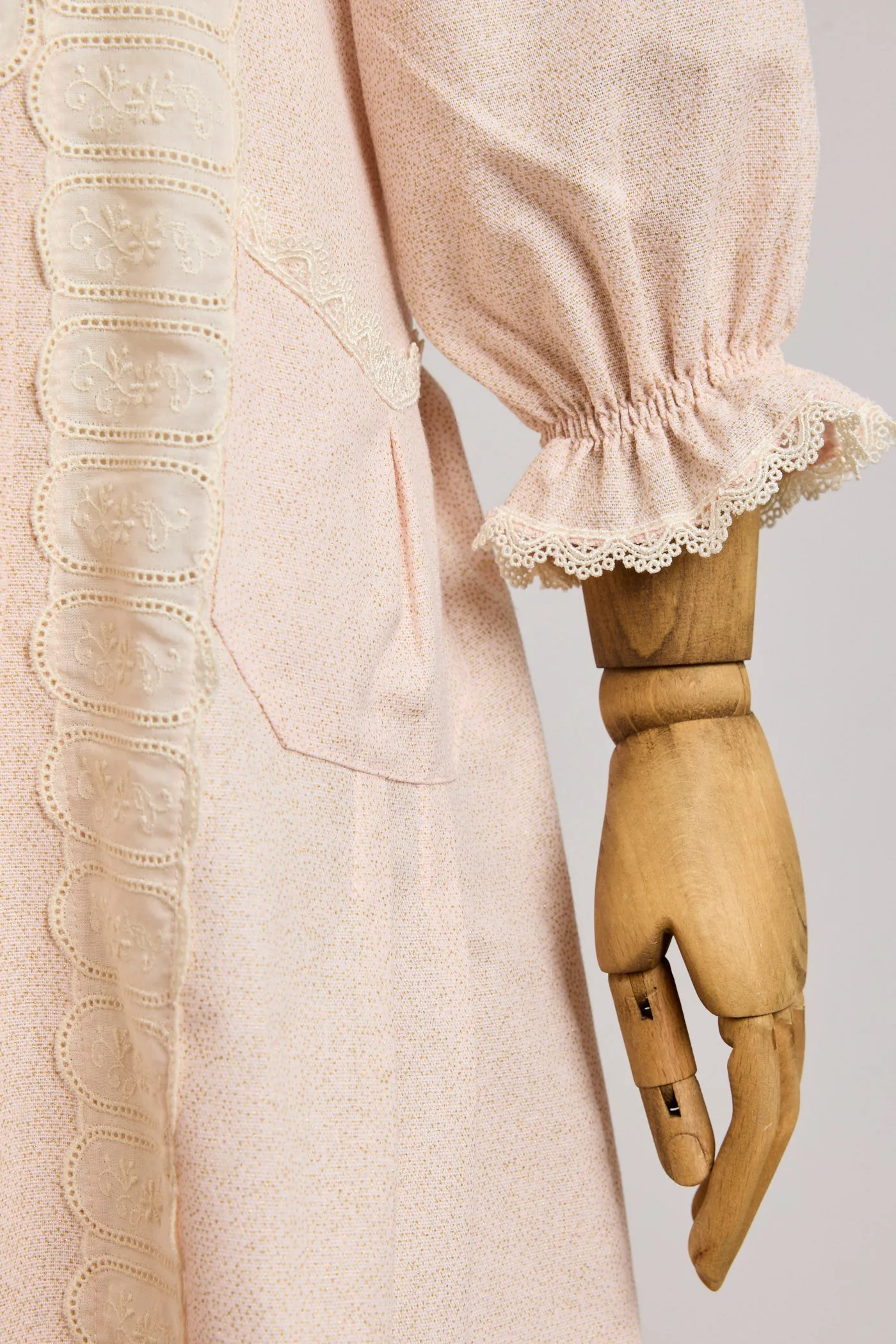 Custard Dress in Pink Glitter