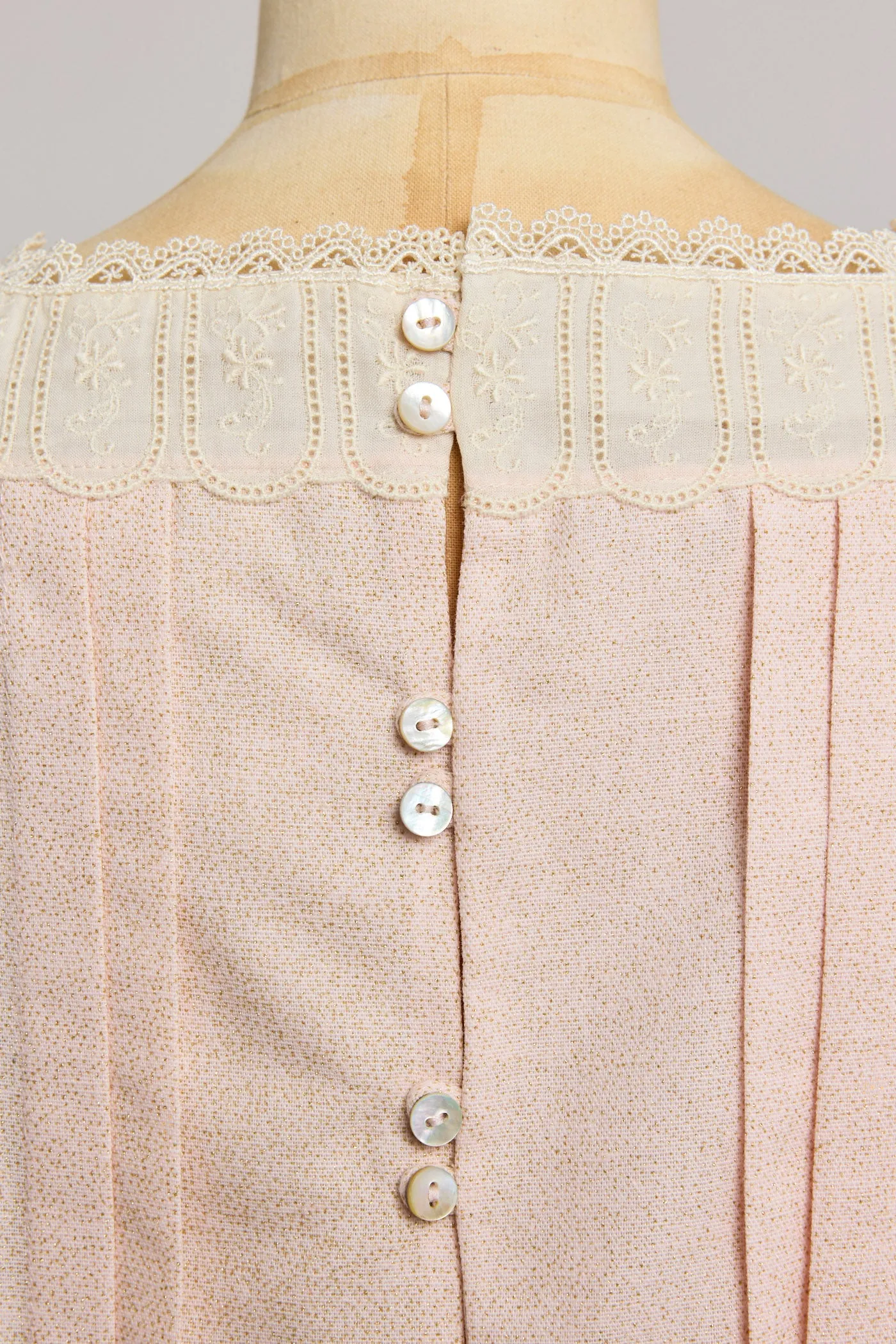 Custard Dress in Pink Glitter