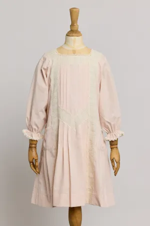 Custard Dress in Pink Glitter