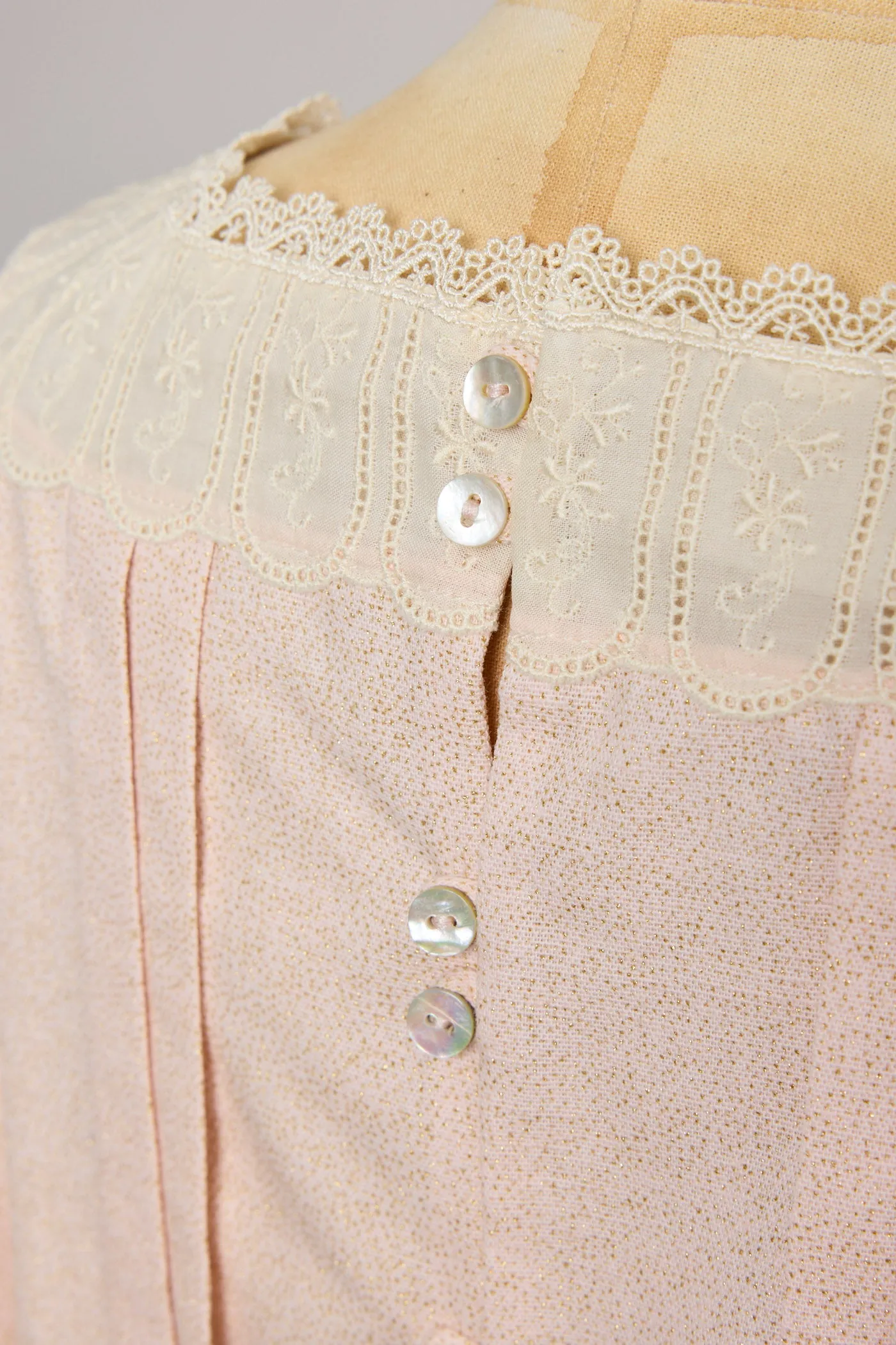 Custard Dress in Pink Glitter