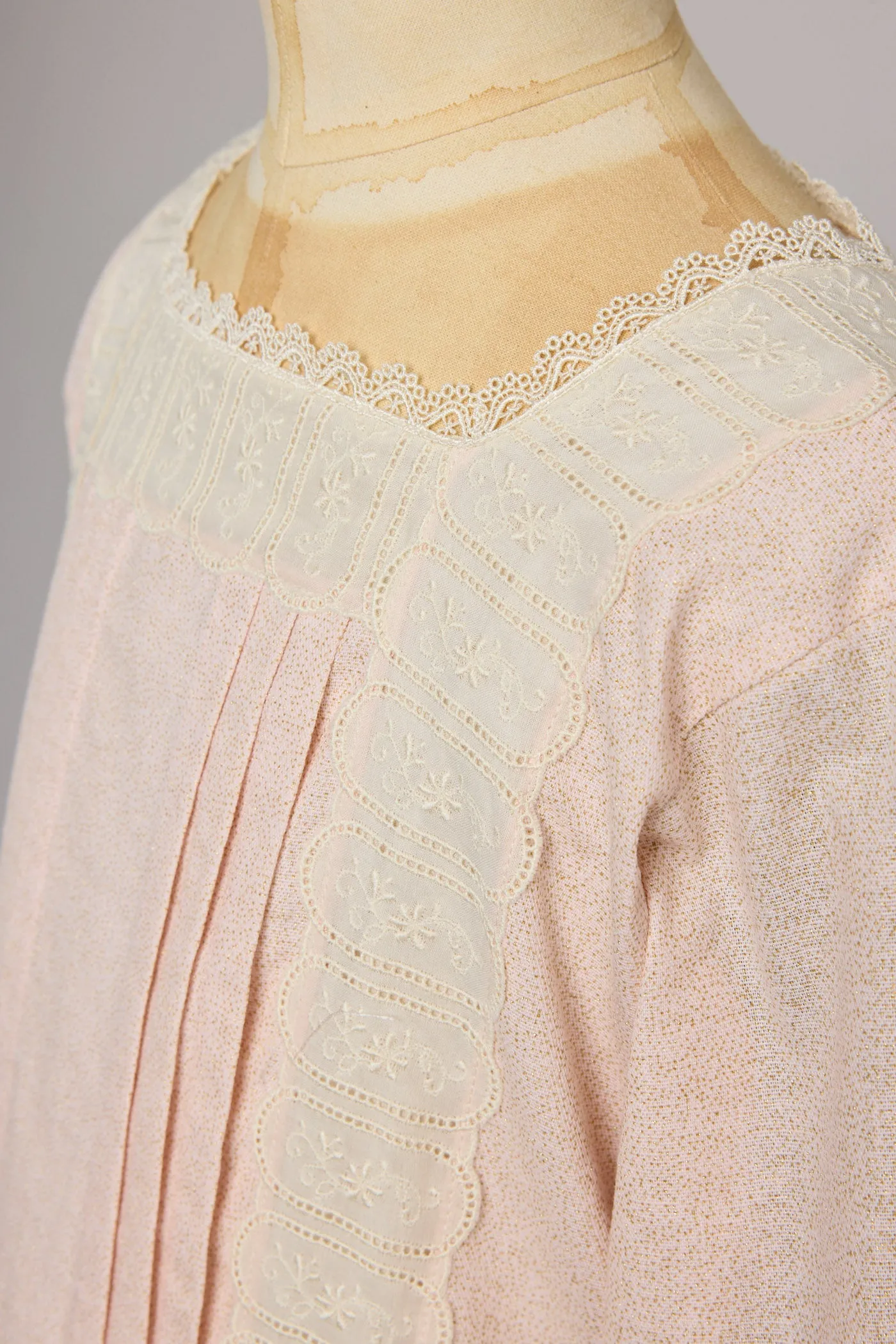 Custard Dress in Pink Glitter