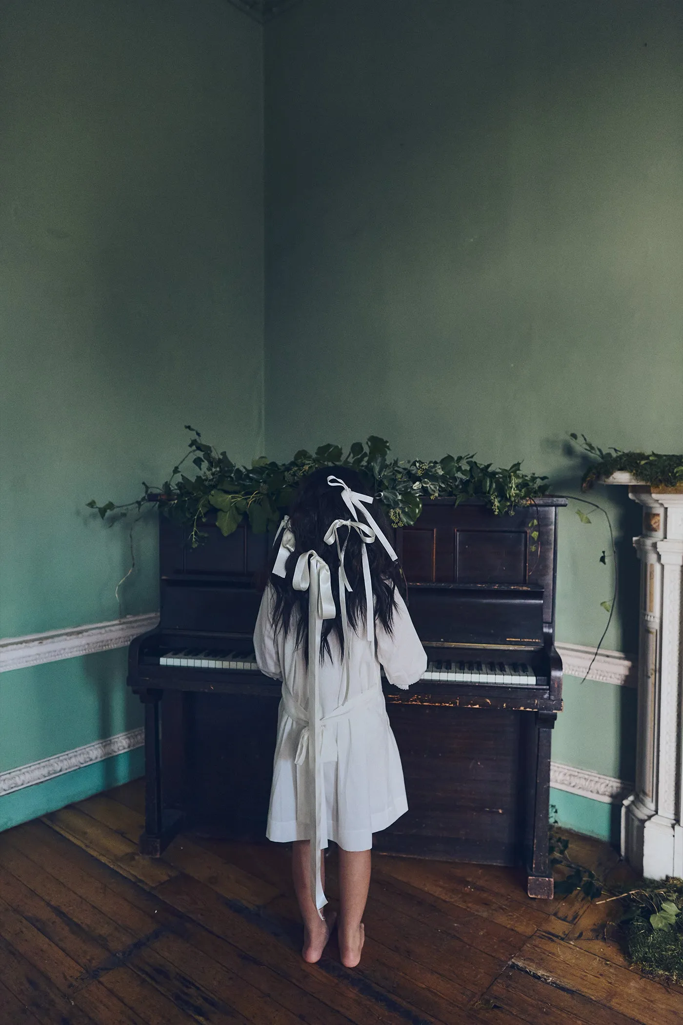 Custard Dress In White