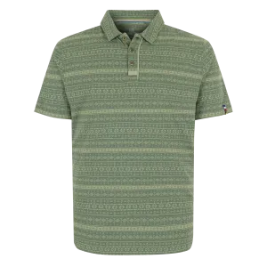 Dhani Polo Shirt - Dark Thyme Stripe