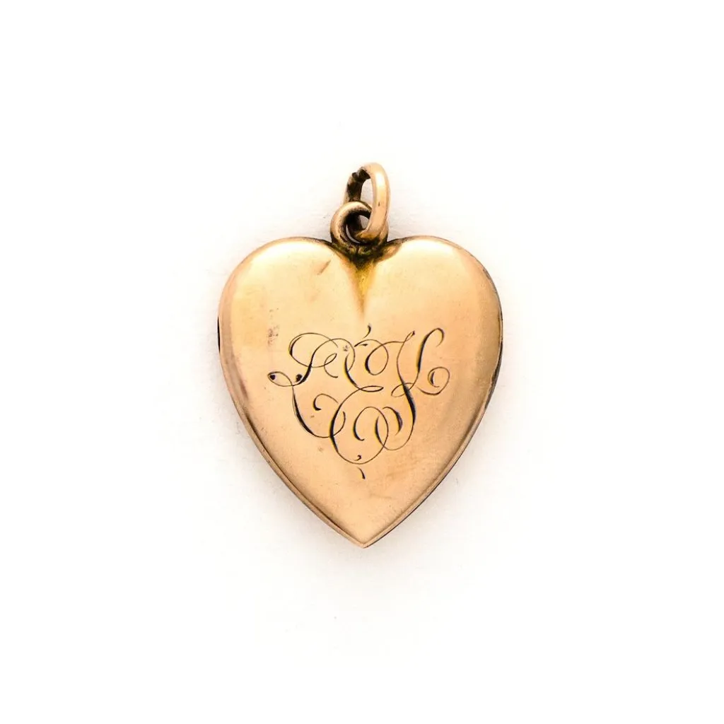 Diamond Starburst Heart Locket