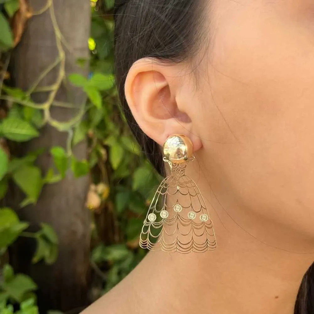 Dress Stud Earring S-0
