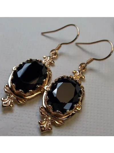 E18, Pin Earrings, Stylish Victorian Jewelry Design#E18