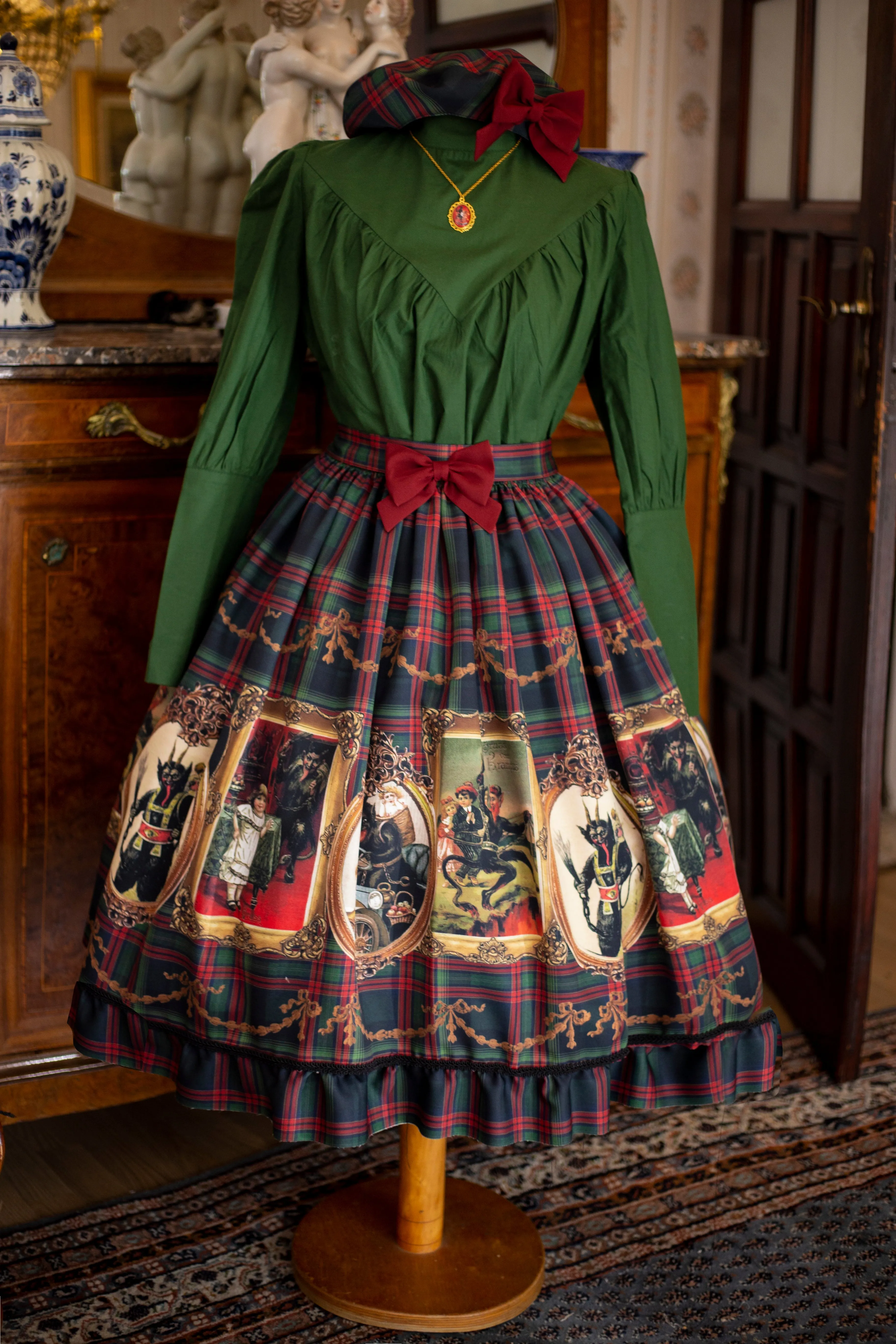 Edwardian Blouse Green