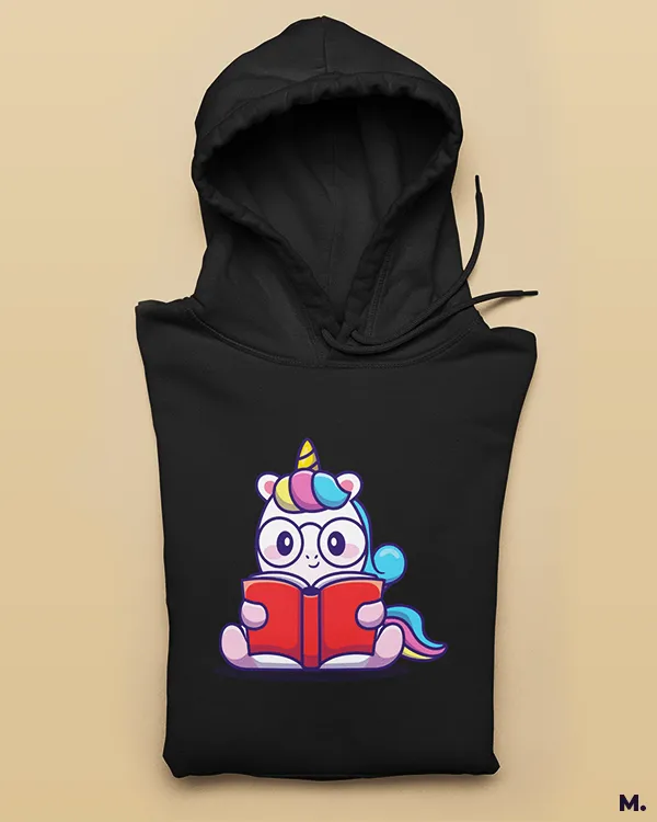 Fantasy bibliomaniac printed hoodies