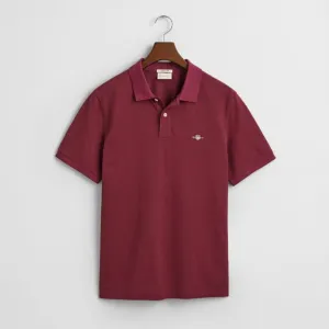 Gant Regular Fit Shield Pique Golfer Plumped
