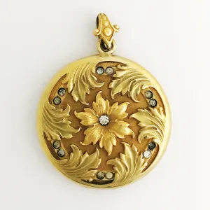 Golden Sunflower Locket