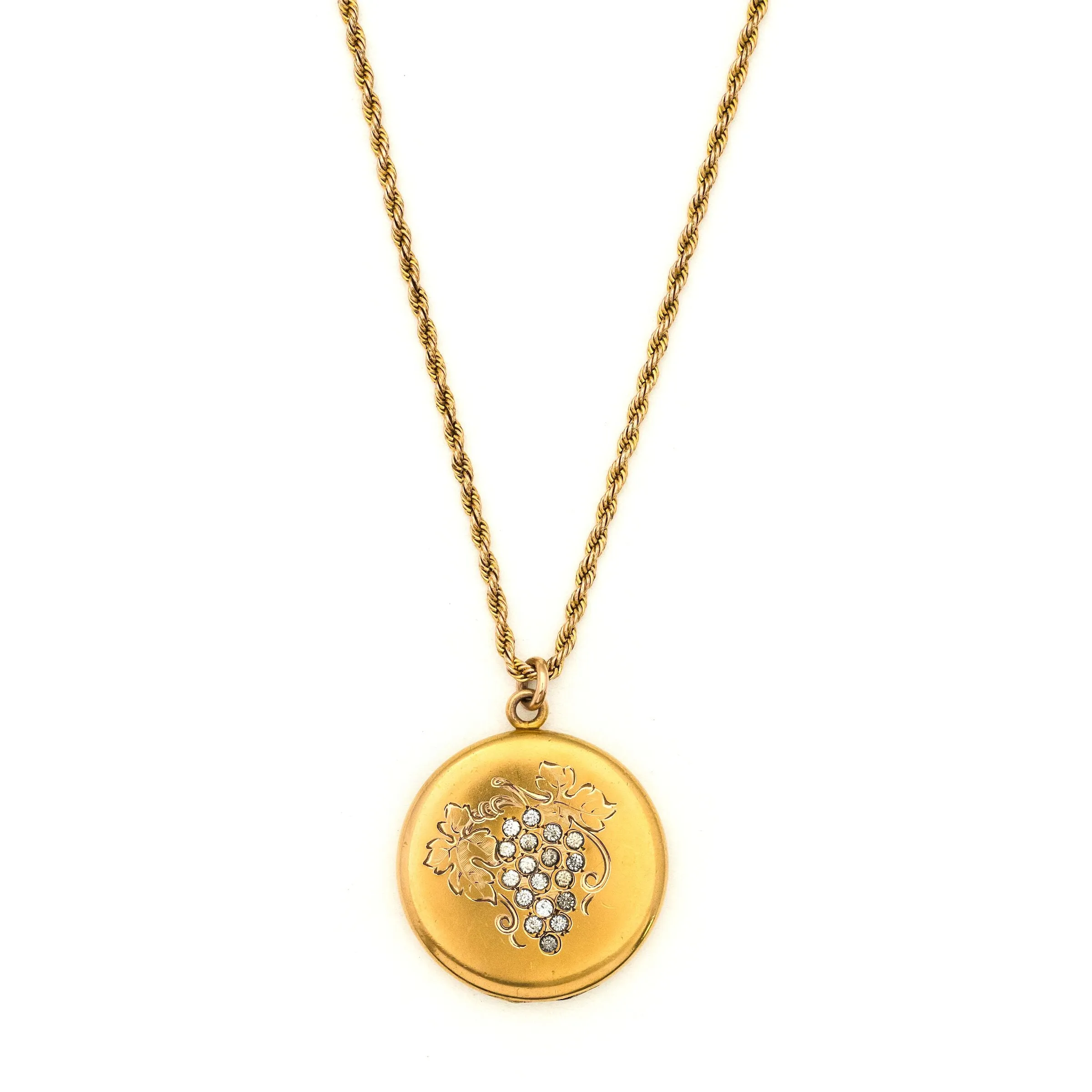 Grapes of Plenty Antique Locket