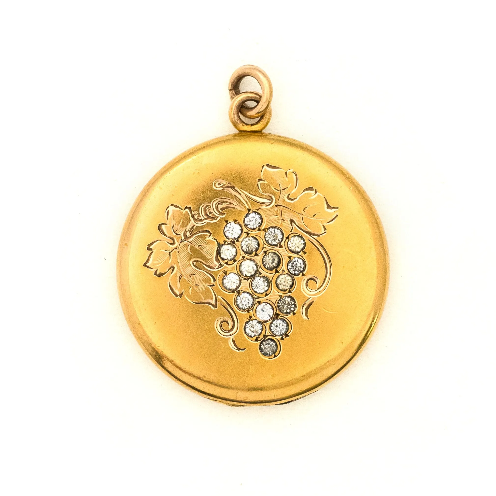 Grapes of Plenty Antique Locket