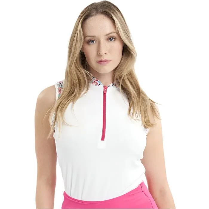 Green Lamb Odessa Printed Golf Polo Shirt