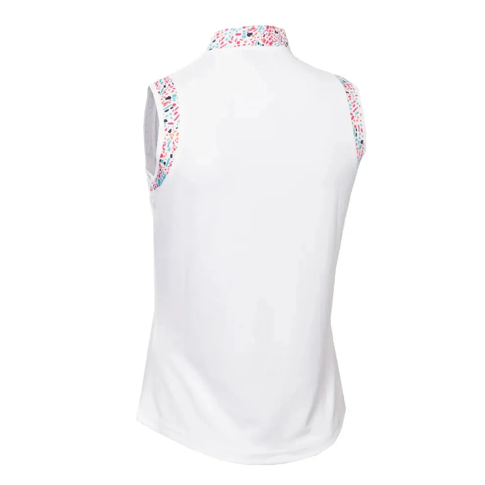 Green Lamb Odessa Printed Golf Polo Shirt