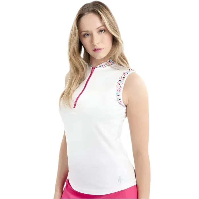 Green Lamb Odessa Printed Golf Polo Shirt