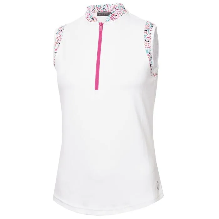 Green Lamb Odessa Printed Golf Polo Shirt
