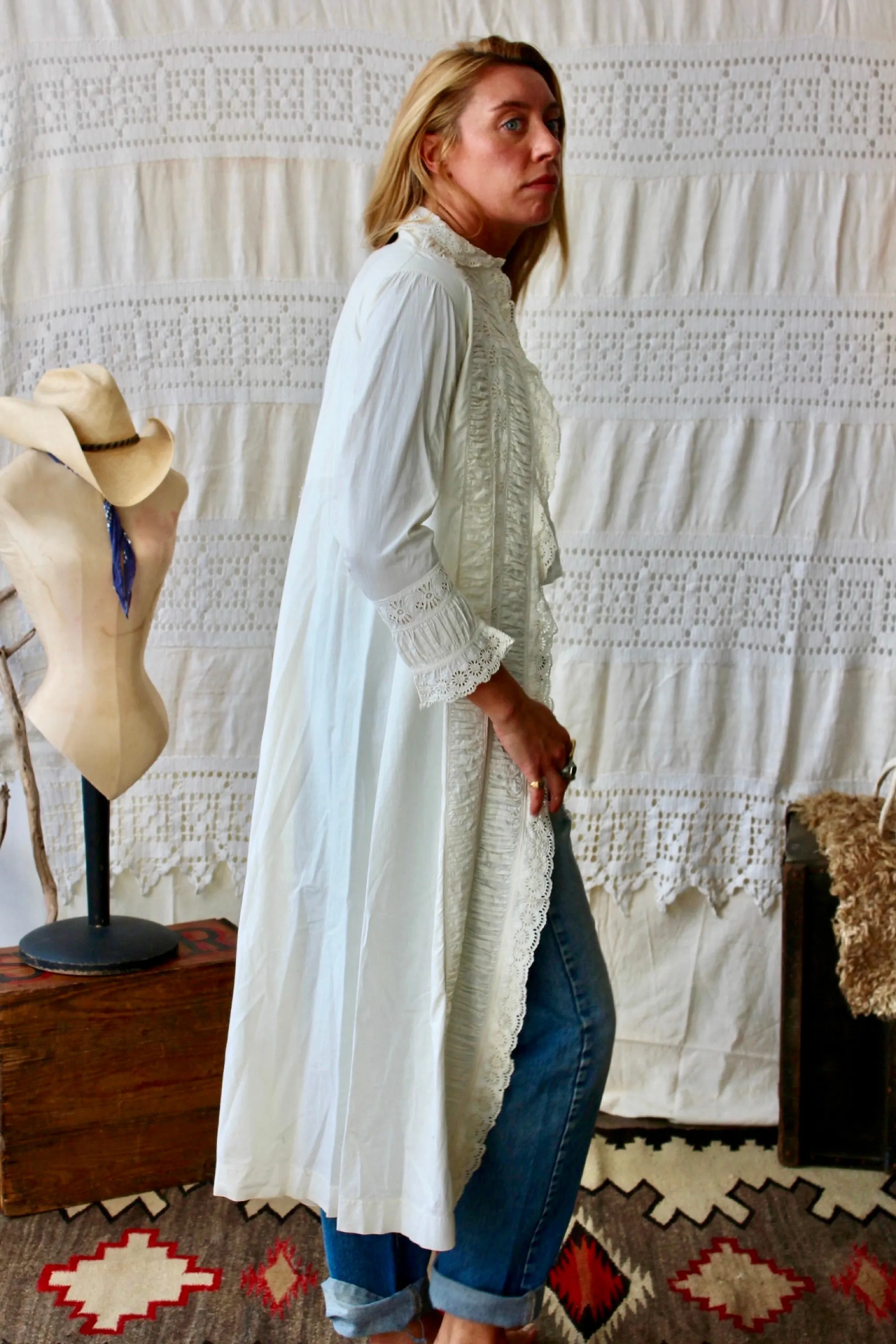 HF217 Antique Victorian Duster selected by The Highlands Foundry