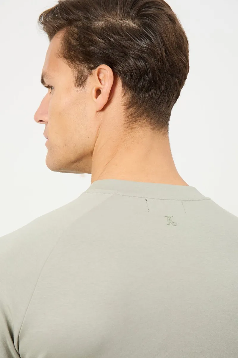 Interlock Crew Neck Sweat in Smoky Sage