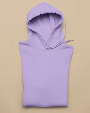 Iris lavender plain hoodies