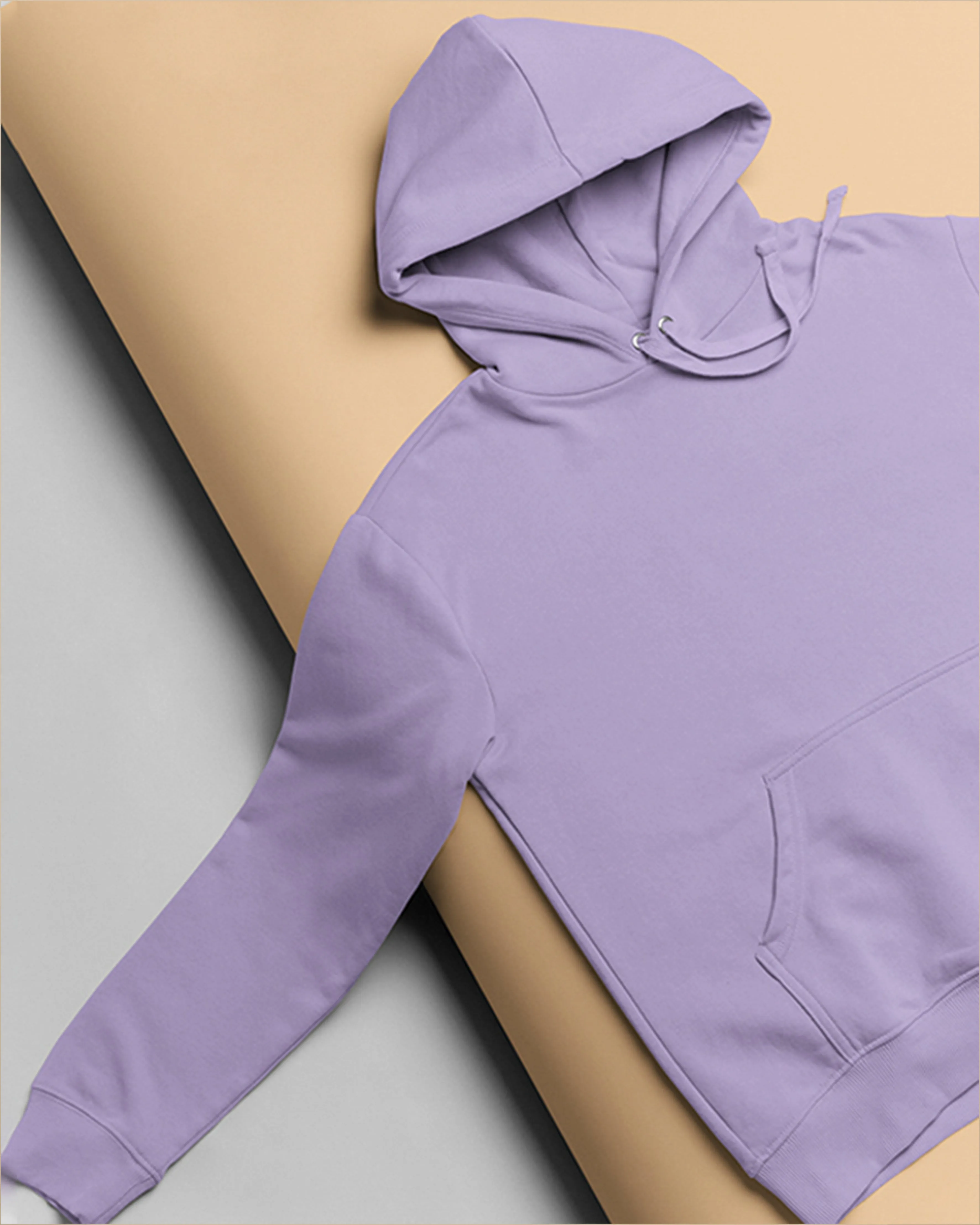 Iris lavender plain hoodies