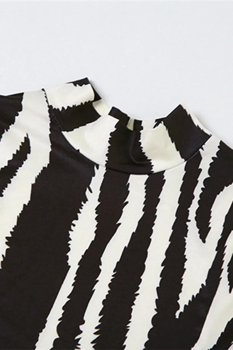 JH843 Striped High Rise Jumpsuits