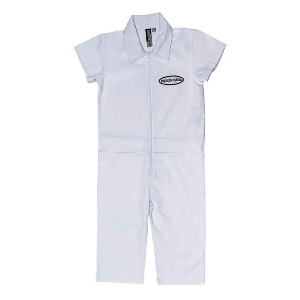 Knuckleheads Kids Coverall for Boys/ Girls, Mechanic Halloween Jumpsuit Costume Baby Outfit