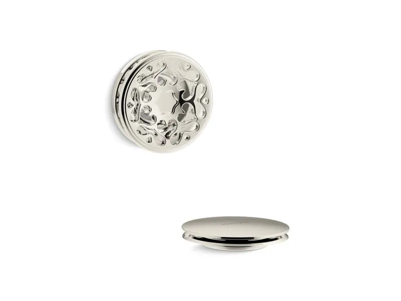 KOHLER K-T37397 PureFlo Victorian push button bath drain trim