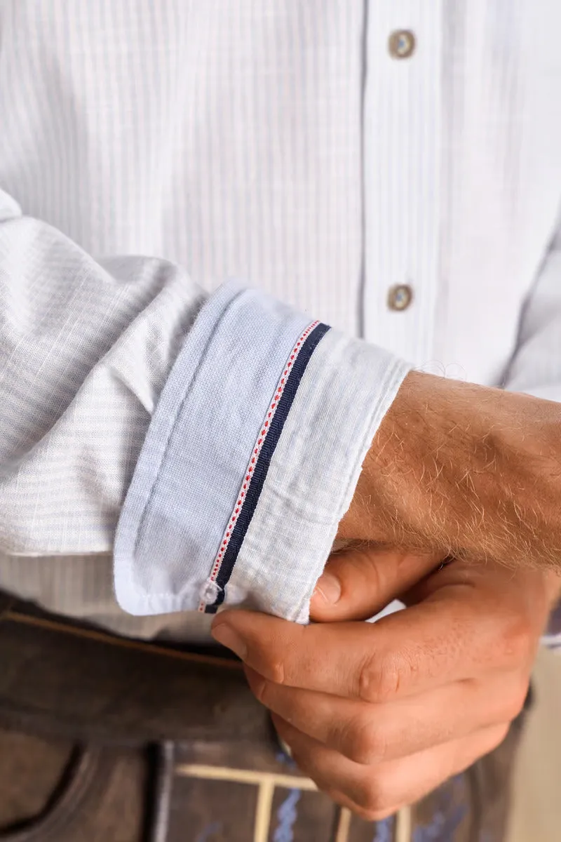 Krueger Traditional Long Sleeve Shirt "Marcin" (blue)