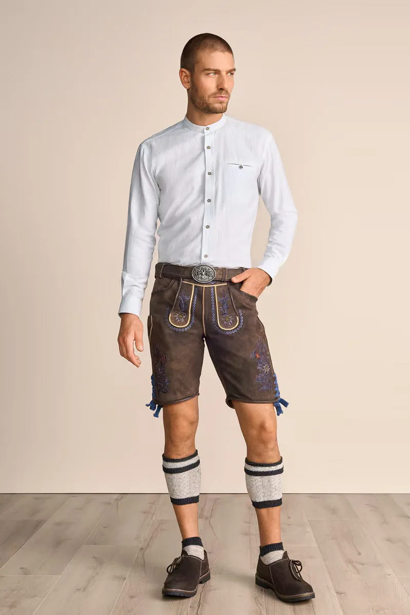 Krueger Traditional Long Sleeve Shirt "Marcin" (blue)