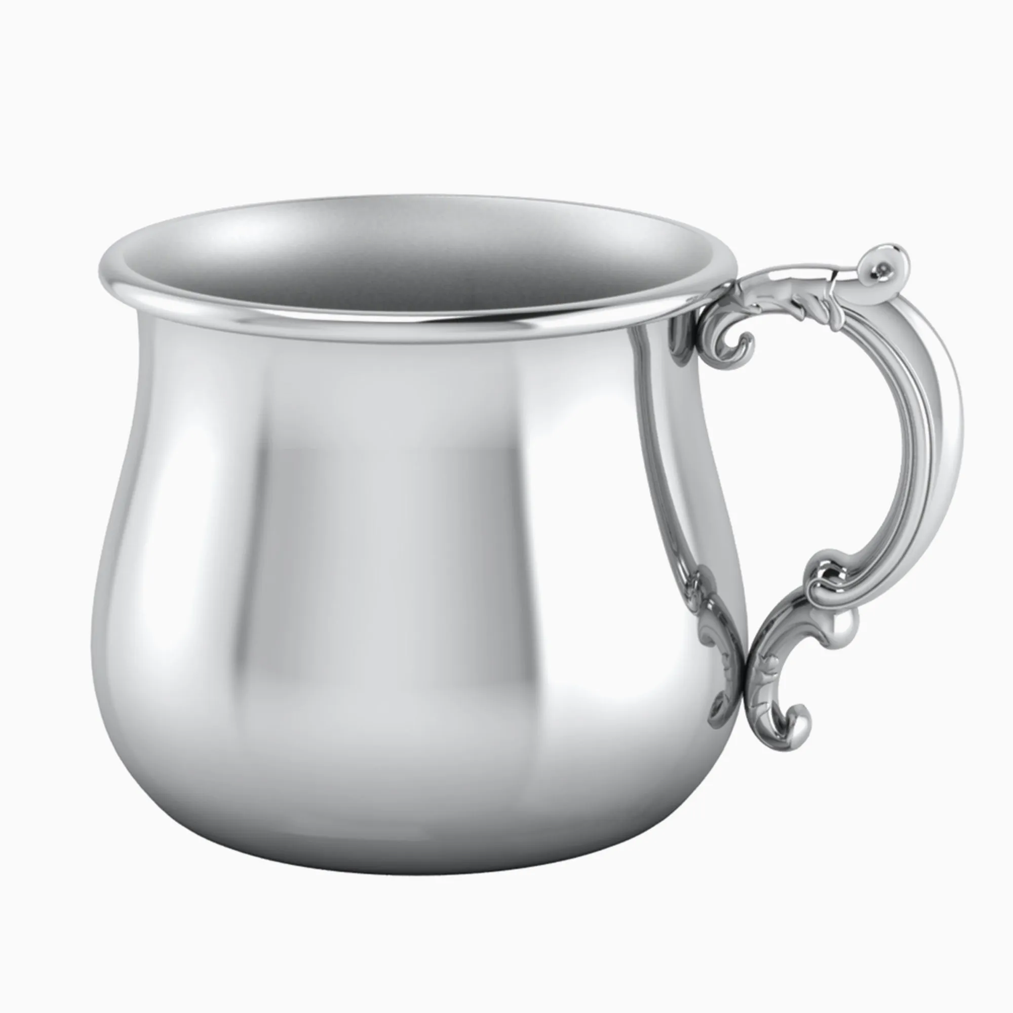 Krysaliis Silver Plated Baby Cup - Victorian