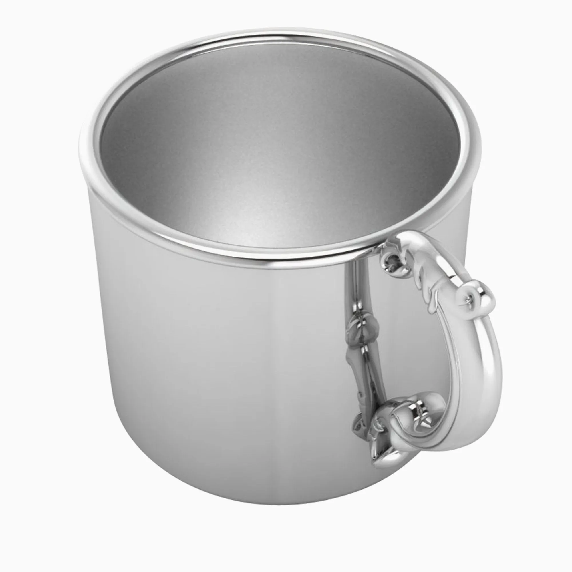 Krysaliis Sterling Silver Baby Cup- Classic Victorian Handle
