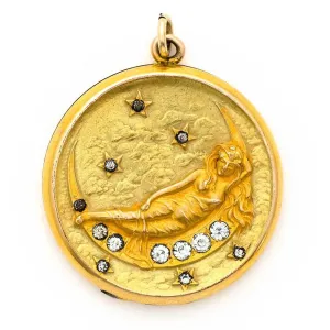 Lady of the Moon Locket