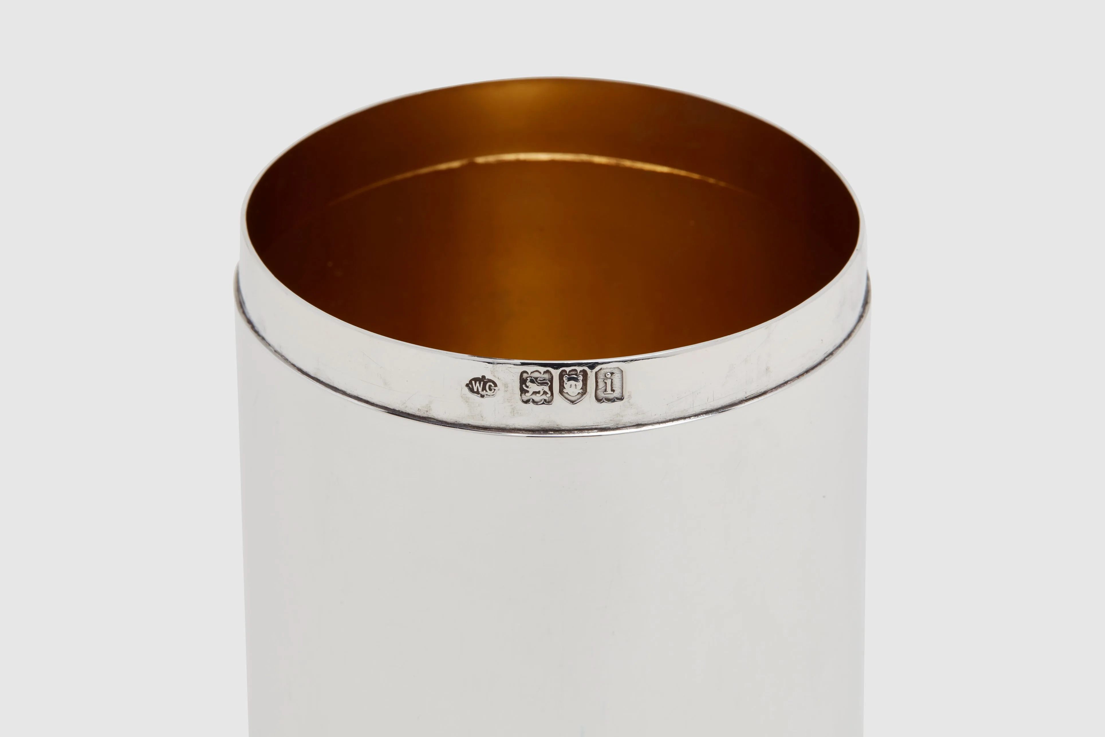 Large Sterling Silver Pot