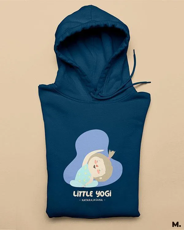 Little yogi natarajasana printed hoodies