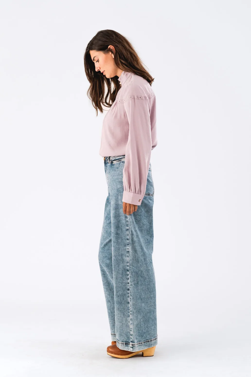 LOLLYS LAUNDRY Valerie Shirt | Lilac