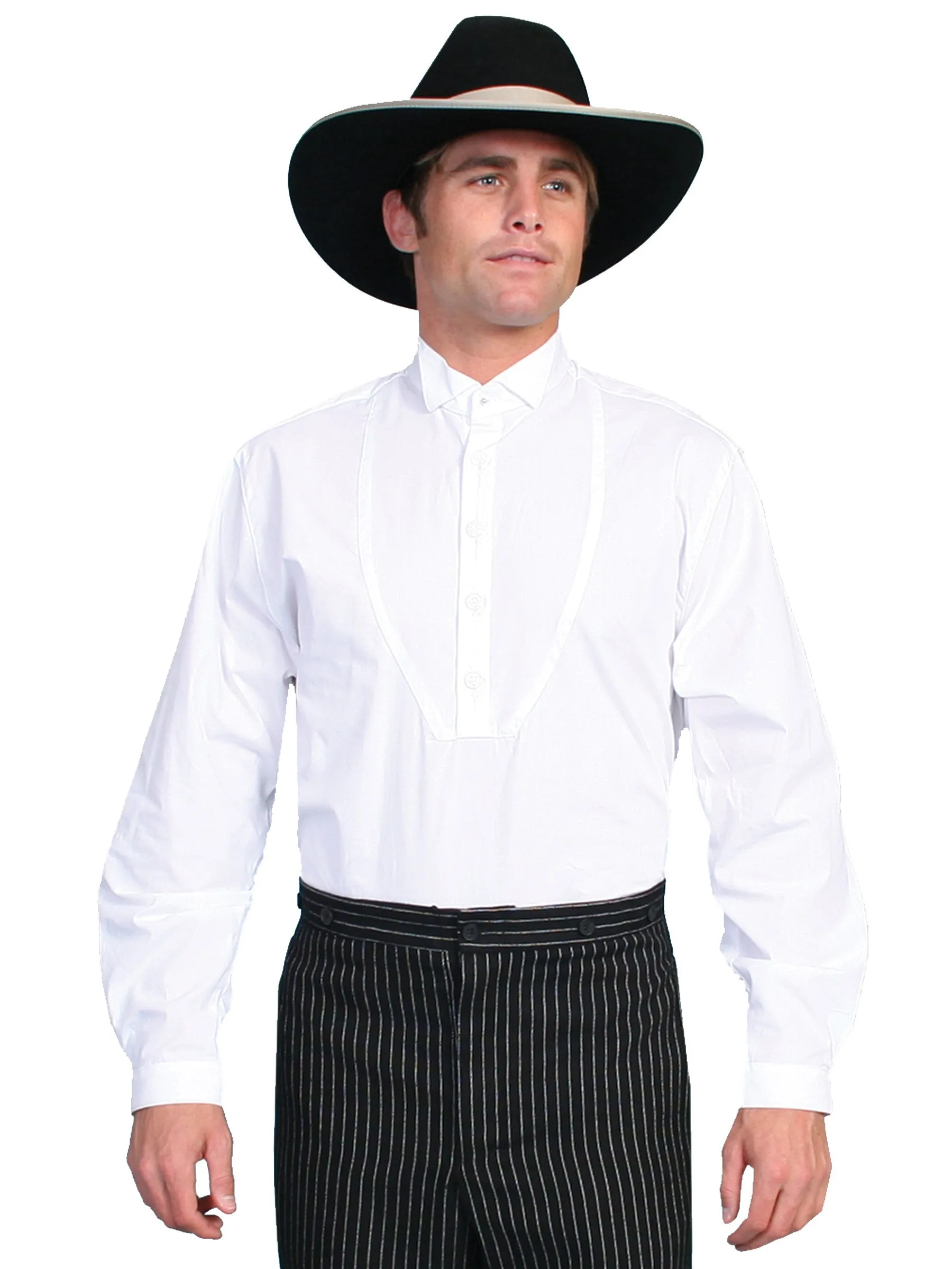 Men's Western Shirt Collection: Scully Rangewear Pullover, Wing Tips