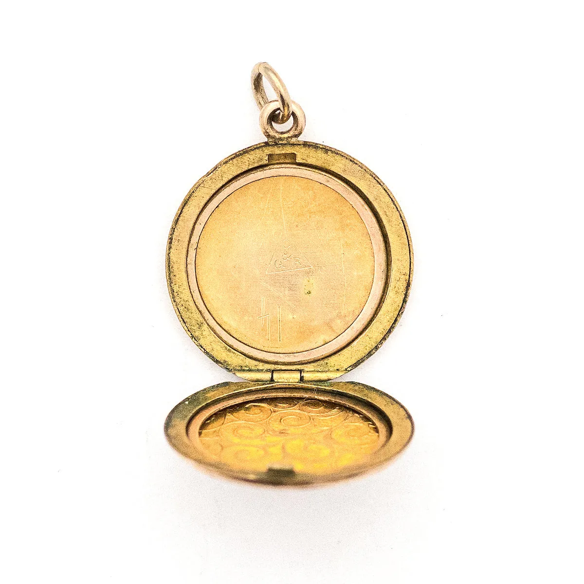 Mermaid Waves Antique Locket