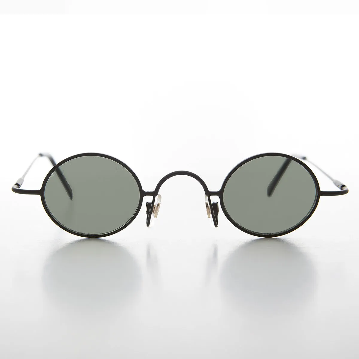 Micro Frame Oval Spectacle Vintage Sunglass - Joseph