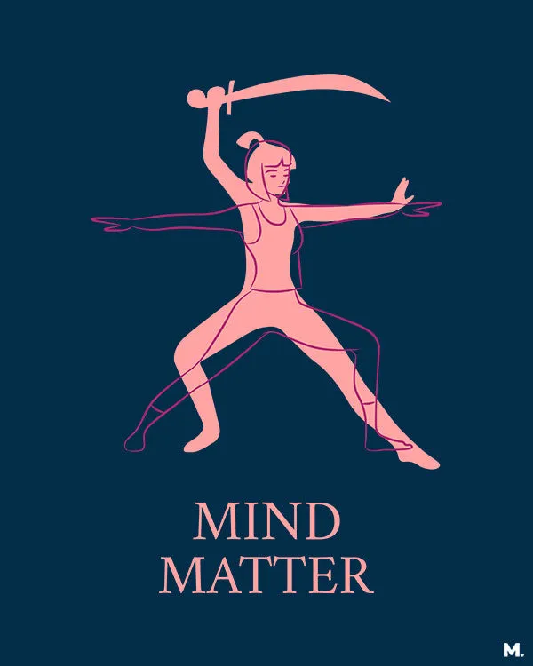 Mind matters printed hoodies