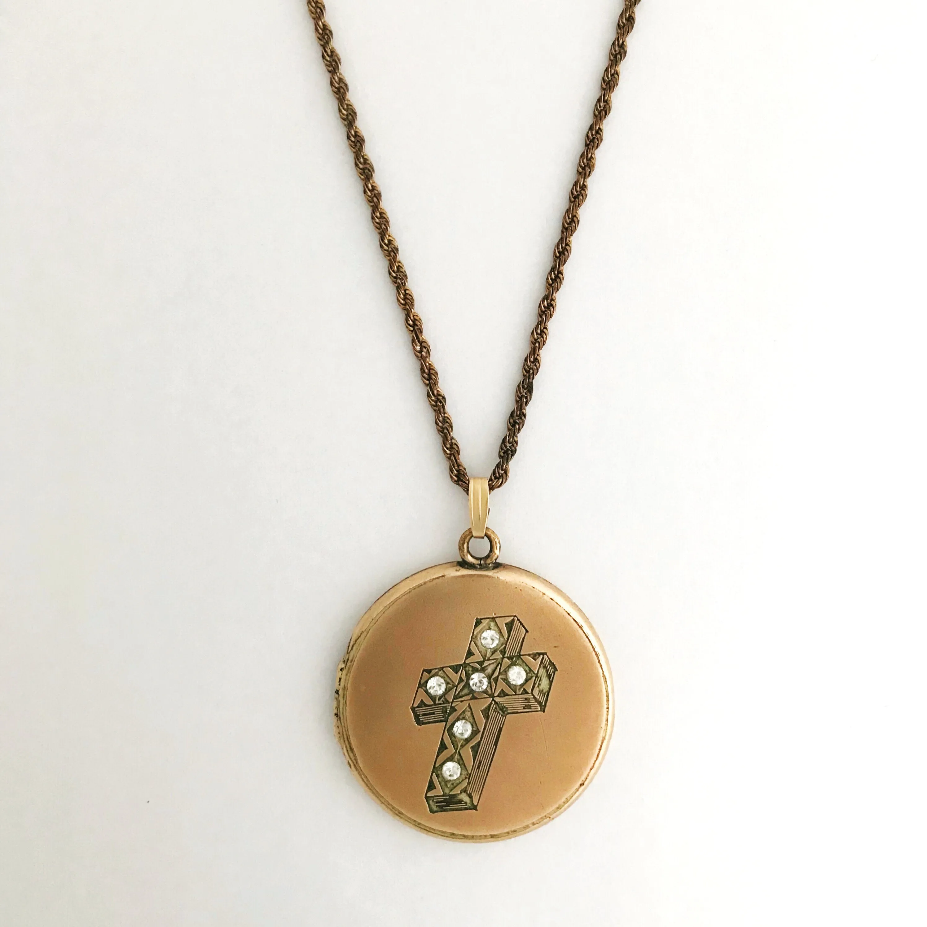 Modern Cross Locket