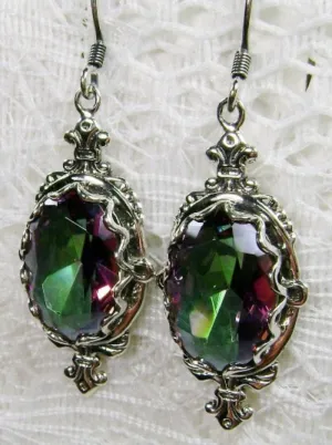 Mystic Pin Earrings, Rose Gold plated or Sterling Silver Stylish Victorian Jewelry Design#E18