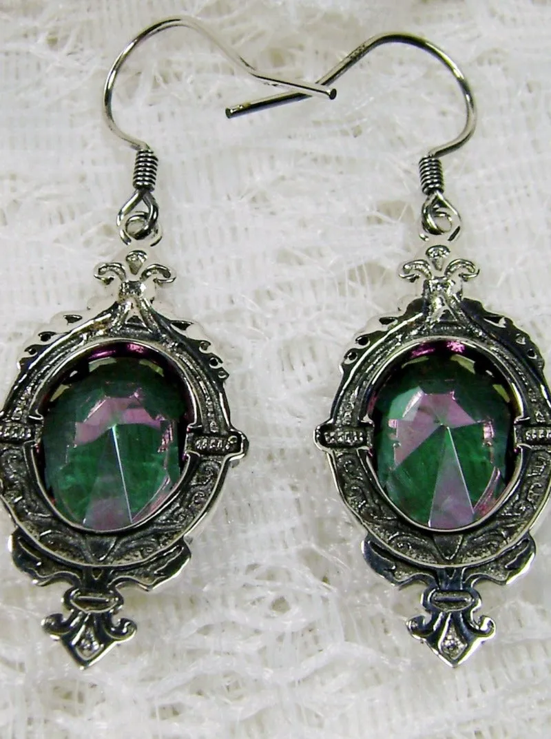 Mystic Pin Earrings, Rose Gold plated or Sterling Silver Stylish Victorian Jewelry Design#E18