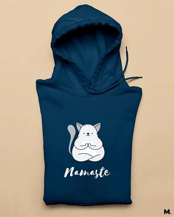 Namaste! printed hoodies